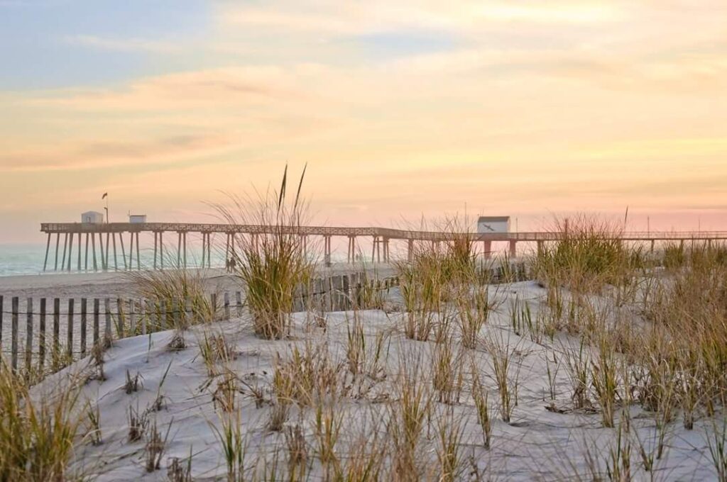 Ocean City Nj Pier and Beach