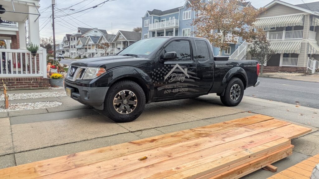 Destiny Truck on the job site