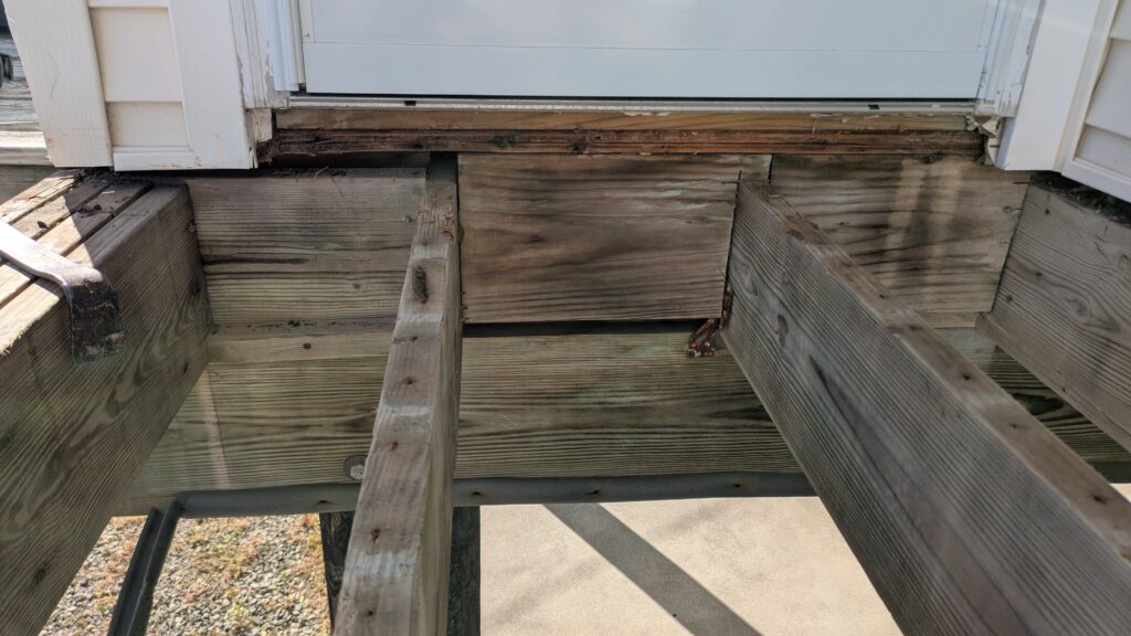 Repairing a shore house flashing