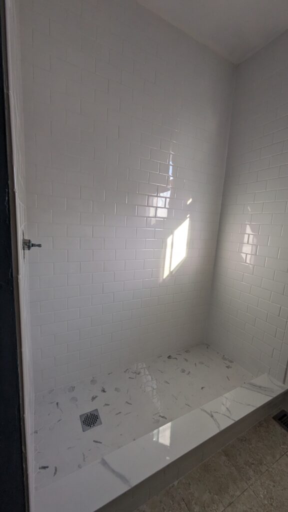 Remodeled Bathroom Shower